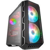 Resim Cooler Master Coolermaster 750w 80+ Bronze H500 Tg Mcm-h500-ıgnb75-s03 3x Argb Fanlı Gamıng Mıd-tower Kasa 