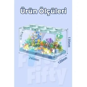 Resim SDT Group Jaki Maker Pop Serisi Akvaryum 597 Parça Oyucak Yapım Seti -FFJK8311 