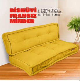 Resim Xpermate Bisküvi Minder Petek Önü Fransız 60x120x14 Sarı 