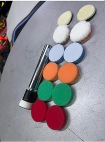 Resim 14 Parça Shinemate 30 Mm Keçe Sünger Seti+10cm Uzatma Demiri 