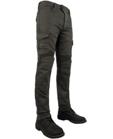 Resim The Biker Jeans TheBikerJeans Adventure Flx. Khaki Korumalı Motosiklet Pantolonu 
