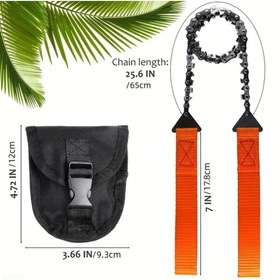 Resim Hediye Rüzgarı Taşınabilir Mini Kamp Cep Testeresi 