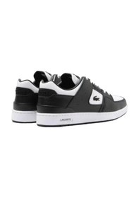 Resim Lacoste Court Cage Leather Mens Sneaker Hakiki Deri Erkek Günlük Spor Ayakkabı Siyah Siyah 