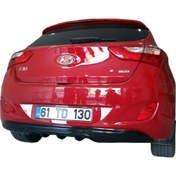 Resim Paşa Tuning Hyundai İ30 2011 - 2016 Arka Tampon Eki - Difüzör (Plastik) 