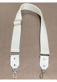 Resim Karantuhafiye Derili Palaska Askı / Polyester Palaska Askı / Palaska Sap / Polyester Çanta Sapı Beyaz Beyaz 