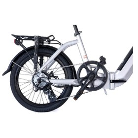 Resim Alba Fold X Step Thru Katlanır Elektrikli Bisiklet (Gümüş) Hd 