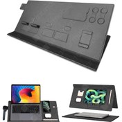 Resim Çok Amaçlı Laptop Standı - Tablet / Telefon / Airpods / Apple Watch Stand Kompakt Tasarım 