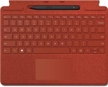Resim Microsoft Surface Pro Signature Klavye + Slim Pen 2 Poppy Red 