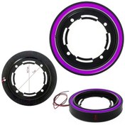 Resim Hoparlör Tweeter Led Kasnak 8cm Mor 2 Adet 
