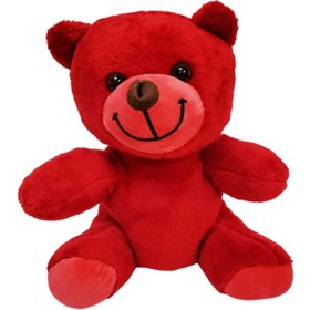 Resim Kırmızı Peluş Oyuncak Ayıcık 
