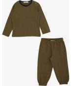 Resim Breeze Erkek Bebek Pijama Takımı Desenli 9 Ay-3 Yaş, Haki Yeşil 