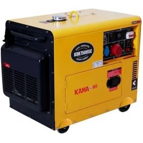 Resim Kama Kdk 7500 Sc Otomatik Monofaze 7 Kva Kabinli Dizel Jeneratör 