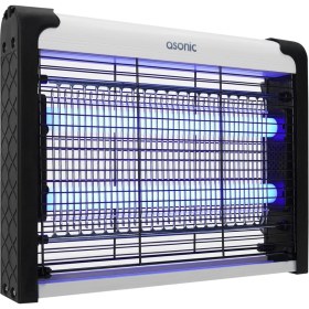 Resim Asonıc AS-A28 Siyah 4W 2000V Masaüstü Zincir Askılı 2ADET Uv Mor Işıklı Siyah Kasa Sinek Öld 