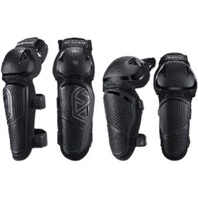 Resim MOTOANL Motosiklet Dizlik Dirseklik Takım Ergonomik Lüx Bacak ve Kol Koruma Motorcu Set 