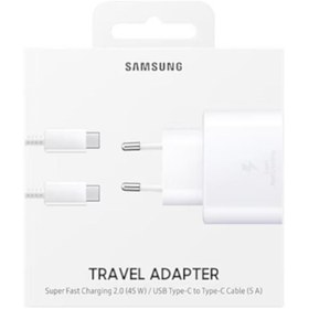 Resim Samsung süper hızlı şarj aleti Super Fast Charger 45w Type C 