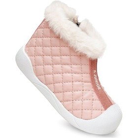 Resim Kaptan Junior Kız Bebek Çocuk Botu Ortopedik İlkadım Kaymaz Taban Bmlk 650 Pembe 