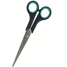 Resim Paslanmaz Çelik Karton Kumaş Kağıt Kesme Kesim Makası 17cm Çok Amaçlı Keskin Makas 