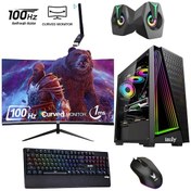 Resim Izoly ST999551 i5-10400F 16 GB 512 GB M.2 NVMe SSD 8 GB RX580 24" Free Dos Masaüstü Oyuncu Bilgisayarı 