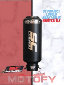 Resim Mat Siyah Sc Project Performans Egzozu 26 Cm - A Kalite 