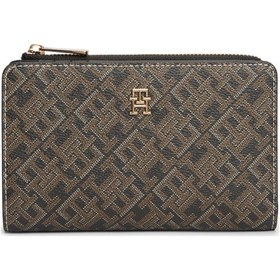 Resim Tommy Hilfiger Th Icon Bıfold Wallet Monoplay Kadın Siyah Cüzdan - Aw0aw18594 