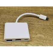 Resim Axe Grinder Type-c 5in1 Usb C 3.0 Multi Çevirici Adaptör Çoklayıcı Çoğaltıcı Macbook Air Pro M1 Uyumlu Beyaz 