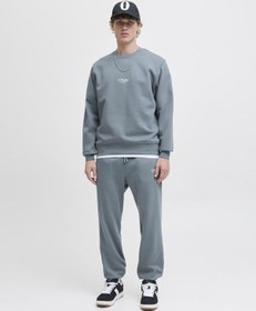 Resim Jack & Jones Erkek Beli Lastikli Esofman Alti - Soho - 12278943 Stormy Weather 