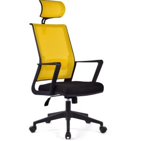 Resim Herkese Mobilya Magenta Sarı Fileli Pls Makam Koltuğu Ofis Koltuğu 