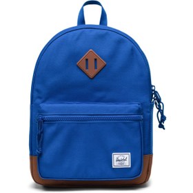 Resim Herschel Heritage™ Çocuk | Su İtici Kumaş Sırt Çantası, 15 L - Canlı Mavi - Taba / OS 