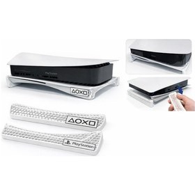 Resim Ps5 Fat Cd Stand Yükseltici Yatay Konsol Standı Soğutma Destekli Dayanıklı Ps5 Fat Cd Uyumlu 