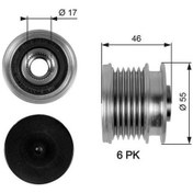 Resim Gates Oap7092 - Alternator Kasnagı Mercedes W204 W205 C218 W212 