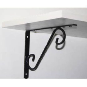 Resim Proaleteticaret Flore Ferforje Raf Altı No:1 Siyah 1 Adet 