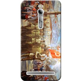 Resim Ceppare Asus Zenfone 2 Kılıf ASUS_Z00AD ZE551ML Baskılı Silikon Kapak Zafer Bayramı STK:102 