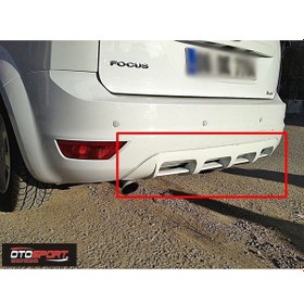 Resim Ford Focus 2.5 Hb Arka Difüzör Fiberglass Boyasız 