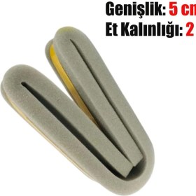 Resim Htm Yapı 5 Adet Yapışkanlı Kapı Altı Eşik Süngeri Bant Soğuk Isı Izolasyon Yalıtım Bandı Fitili Süngeri 90 cm 