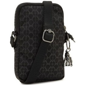 Resim Kıplıng Tally Telefon Çantası Siyah Sıgnature Emb Siyah 