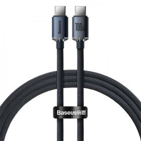 Resim Baseus Super Şarj 1.2MT 100W Type-C to Type-C Şarj Data Kablosu Macbook Notebook Laptop Şarj Kablosu 