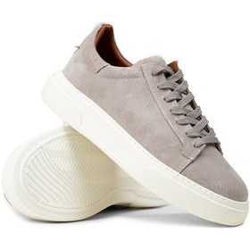 Resim Deery Erkek Hakiki Süet Gri Sneaker Ayakkabı - 04651mgrıe02 
