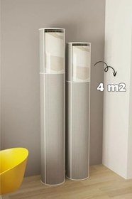 Resim 3 Lü Hava Geçiren Özellikli Pvc Pencereli Halı Kılıfı Hurcu (4 M2) 