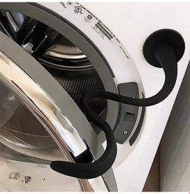 Resim Oldfriend Ön Yüklemeli Çamaşır Makinesi Kapı Tutucu - Siyah, Kaymaz, Esnek, Dayanıklı 