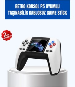 Resim byzm 520 Oyunlu Taşınabilir Retro Oyun Konsolu | P5 GamePad 
