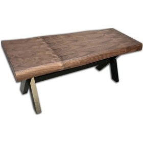 Resim Bench Kütük Desenli Model Transmisyon Çelik Ayak Kalınlaştırılmış tabla El yapım Beyaz 