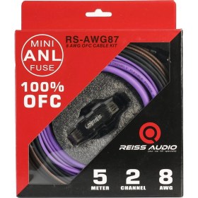 Resim Reiss Audio Reıss Audıo RS-AWG87 Oto Anfi Kablo Seti 8ga 