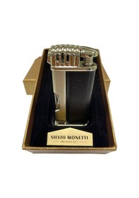 Resim Silvio Monetti Gümüş Derili Çakmak 