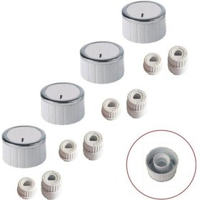 Resim Termikel Uyumlu Düğme 4 Lü Takımı Ankastre Set Üstü Ocak Düğmesi - 551841819 