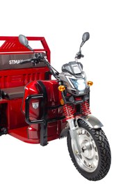Resim Stmax Gf5000 3 Tekerli Kasalı Elektrikli Moped - Gri 