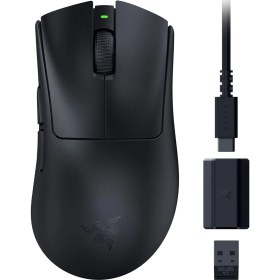 Resim Razer DeathAdder V3 HyperSpeed - 26K DPI ile ultra hafif kablosuz ergonomik e-spor oyun faresi (55g hafif, yumuşak dokunuşlu kaplama, 100 saat pil ömrü, 8K Hz ile HyperSpeed) Siyah 