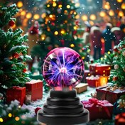 Resim YETHKE Ayarlanabilir Sih Topu Kreş Gece Lambası - USB Güçlü, Uzaktan Kumanda, Freestanding Plastik Noel Dekoru LED Işıklarla, Karlı Sahne ve Hediye Kutuları, Tatil Odası Atmosferi için İdeal, Festif Gece Lambası | Festif Gece Lambası | USB Güçlü Işık, Yethke 