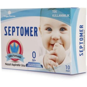 Resim Septomer Burun Aspiratörü Yedek Ucu 10 Adet 