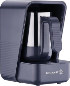 Resim Korkmaz A863-1 Moderna Gri/satin Kahve Makinesi 