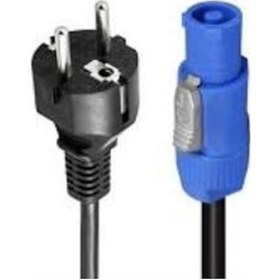 Resim Powercon 220v Kablo 5 Metre 3x1.5 Mm 